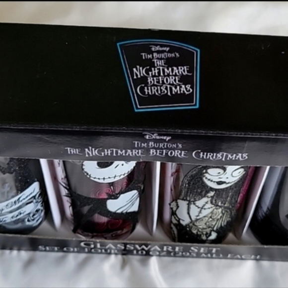 Disney Nightmare Before Christmas Glassware Set of 4 - Picture 9 of 11